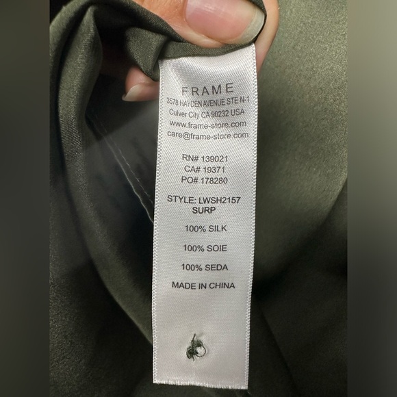 FRAME Silk Top - Picture 5 of 5